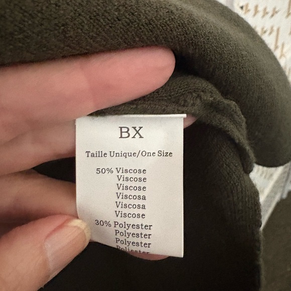 Rock & Roll Oversized Olive Green Sweater - Picture 6 of 6